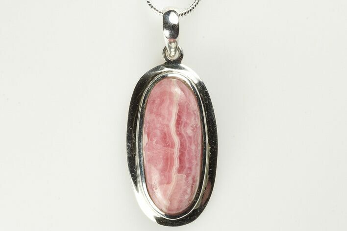 Rhodochrosite Pendant (Necklace) - Sterling Silver #192300